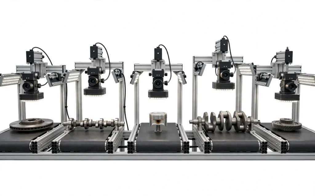 Automotive machine vision inspection system